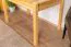 Tavolo allungabile in pino massello naturale 008 | Design moderno | 120/170 x 80 cm