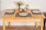 Tavolo allungabile in pino massello naturale 008 | Design moderno | 120/170 x 80 cm