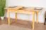 Tavolo allungabile in pino massello naturale 008 | Design moderno | 120/170 x 80 cm