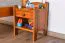 Comodino pino massello color rovere Junco 132 | 45x34x29 cm | Design moderno e compatto
