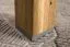 Ampia vetrina a quattro ante Floresta 04, naturale, rovere massiccio, ampio spazio di archiviazione, 130 x 230 x 48 cm, tre cassetti, incl. sistema soft-close, design moderno