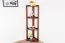 Scaffale angolare in pino massello color noce Junco 61 | 125 x 40 x 30 cm | Design moderno e robusto