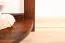 Scaffale angolare in pino massello color noce Junco 61 | 125 x 40 x 30 cm | Design moderno e robusto