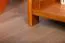 Scaffale in pino massello color rovere Junco 56B | 125 x 70 x 30 cm | Design moderno e robusto