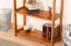 Scaffale in pino massello color rovere Junco 56B | 125 x 70 x 30 cm | Design moderno e robusto