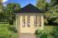 Capanno da giardino Schneeberg incl. pavimento - cabina di legno da 40 mm, superficie del pavimento: 6,5 m², tetto a tenda