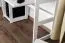 Scrivania in pino massello bianco Junco 194 | 75 x 120 x 50 cm | Design moderno e funzionale