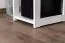 Scrivania in pino massello bianco Junco 194 | 75 x 120 x 50 cm | Design moderno e funzionale