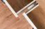 Cassettiera Segnas 02 | Bianco pino e marrone rovere | 88 x 130 x 43 cm | 3 cassetti, 3 ante