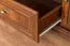 Armadio Sentis 24 marrone scuro | 2 ante battenti, 1 anta a specchio | 193 x 158 x 62 cm | Stile rustico elegante