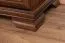 Armadio Sentis 24 marrone scuro | 2 ante battenti, 1 anta a specchio | 193 x 158 x 62 cm | Stile rustico elegante