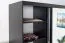 Armadio con ante scorrevoli Bisaurin 6D con specchio | Nero | 200 x 250 x 62 cm | Design moderno e salvaspazio