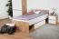 Letto singolo Alard 09 | Rovere e bianco | 90 x 195 cm | Design moderno con cassetto e vani