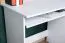 Scrivania per cameretta "Dennis" 10 | Frassino e bianco | 87 x 120 x 55 cm | Spazio organizzato