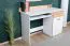 Scrivania per cameretta "Dennis" 10 | Frassino e bianco | 87 x 120 x 55 cm | Spazio organizzato