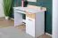 Scrivania per cameretta "Dennis" 10 | Frassino e bianco | 87 x 120 x 55 cm | Spazio organizzato