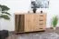 Cassettiera Trevalli 6 cassetti | Rovere e nero | 88 x 141 x 40 cm | Design moderno e robusto