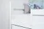 Letto bambini Milo 36 bianco | 2 cassetti | Rete a doghe | Pino massiccio | 90 x 200 cm | Montaggio facile