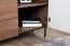 Cassettiera Mairenke 05 | Noce e Nero opaco | 79 x 150 x 40 cm | Design moderno e funzionale