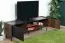 Mobile TV Mairenke 07 | Noce e Nero opaco | 47 x 150 x 40 cm | Design moderno
