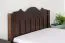 Letto singolo Turakos 92 in pino massiccio | Finitura noce | 90 x 200 cm | Robusto e resistente | Design moderno
