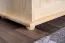 Cassapanca in legno di pino massello naturale | Design moderno | 180 - 50 x 120 x 48 cm