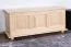 Cassapanca in legno di pino massello naturale | Design moderno | 180 - 50 x 120 x 48 cm