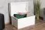 Cassapanca in pino massiccio laccato bianco 184 | Design senza tempo | 44 x 68 x 43 cm | Ottima stabilità