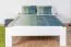 Letto singolo moderno, comodo letto per ospiti faggio massiccio 114, bianco, incl. rete a doghe, superficie di riposo 140 x 200 cm