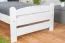 Letto bambini e ragazzi in legno massiccio di faggio 118 | Bianco | Rete a doghe inclusa | 80 x 200 cm