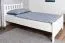 Letto per bambini e ragazzi bianco | Pino massiccio 68 | Rete a doghe inclusa | 100 x 200 cm | Robusto e facile da montare