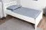 Letto per bambini e ragazzi bianco | Pino massiccio 68 | Rete a doghe inclusa | 100 x 200 cm | Robusto e facile da montare