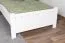 Set cameretta Junco L bianco | 3 pezzi: letto 100x200 cm, armadio, comodino | Pino massiccio stile country