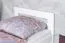 Letto singolo moderno, letto per ospiti in pino massiccio bianco 74, rete a doghe inclusa, superficie di sdraio 100 x 200 cm, montaggio rapido e semplice, stabile e durevole