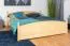 Letto matrimoniale king size 81 | Pino massiccio naturale | Rete a doghe inclusa | 180 x 200 cm
