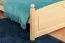 Letto matrimoniale king size 81 | Pino massiccio naturale | Rete a doghe inclusa | 180 x 200 cm