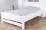 Letto singolo moderno, letto per ospiti in pino massiccio bianco 84, rete a doghe inclusa, superficie di riposo 120 x 200 cm, lavorazione di alta qualità, stabile e duratura