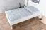 Letto singolo moderno, letto per ospiti in pino massiccio bianco 84, rete a doghe inclusa, superficie di riposo 120 x 200 cm, lavorazione di alta qualità, stabile e duratura