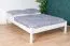 Letto ragazzi bianco in pino massiccio 85 | Rete a doghe inclusa | Superficie 160 x 200 cm | Design semplice | Montaggio facile