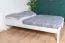 Letto ragazzi bianco in pino massiccio 85 | Rete a doghe inclusa | Superficie 160 x 200 cm | Design semplice | Montaggio facile