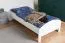 Letto bianco per bambini e ragazzi in pino massiccio 88 | Rete a doghe inclusa | 90x200 cm | Montaggio facile