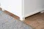 Cassettiera 2 scomparti Columba 08 | Legno di pino massiccio | Bianco | 79 x 60 x 50 cm | Design moderno | Maniglie eleganti