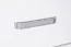 Cassettiera 4 cassetti in pino massiccio bianco Columba 19 | 101 x 60 x 50 cm | Moderna e resistente