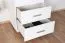 Cassettiera 4 cassetti in pino massiccio bianco Columba 19 | 101 x 60 x 50 cm | Moderna e resistente