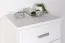 Cassettiera 4 cassetti in pino massiccio bianco Columba 19 | 101 x 60 x 50 cm | Moderna e resistente