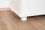 Cassettiera in legno di pino massiccio bianco Columba 02 | 1 cassetto, 3 scomparti | 123 x 80 x 50 cm | Montaggio rapido