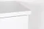 Cassettiera in legno di pino massiccio bianco Columba 02 | 1 cassetto, 3 scomparti | 123 x 80 x 50 cm | Montaggio rapido