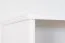 Scaffale in pino massiccio bianco Junco 47B | 158 x 80 x 42 cm | 3 scomparti, 2 cassetti, molto capiente