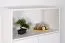Scaffale in pino massiccio bianco Junco 47B | 158 x 80 x 42 cm | 3 scomparti, 2 cassetti, molto capiente