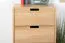 Cassettiera in rovere massiccio naturale Aurornis 29 | 4 cassetti | 104 x 50 x 40 cm | Design moderno